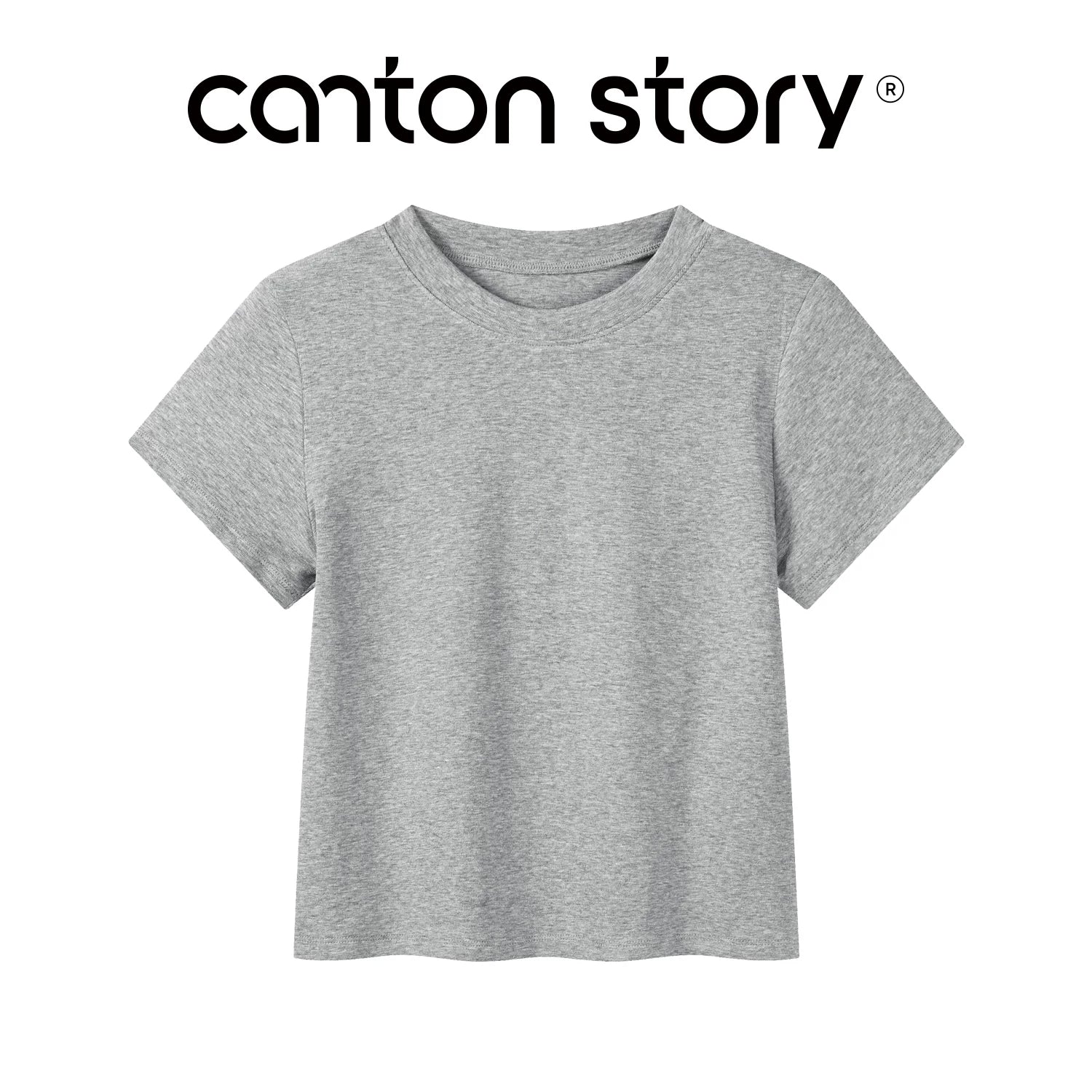 Cantonstory Casual Simple Versatile Tee