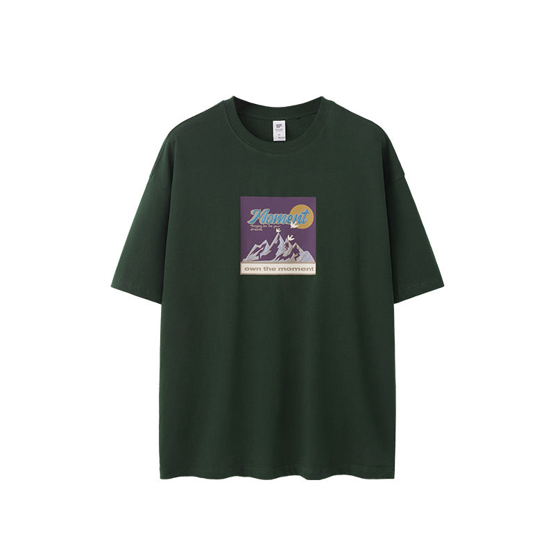 INF 265G Mountain Hot Silver Printed Tee