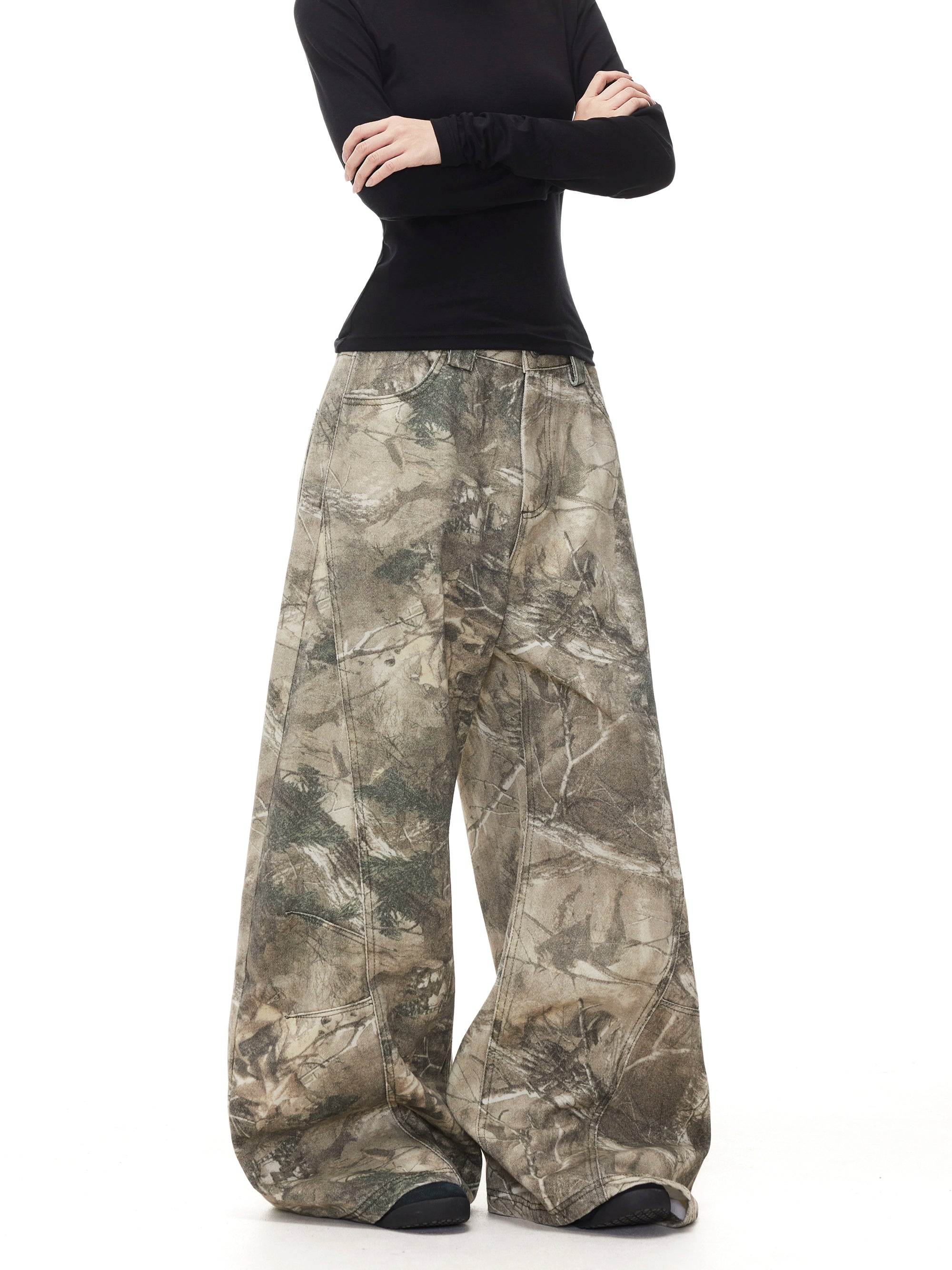 BTSG Embroidered Branch Camouflage Overalls