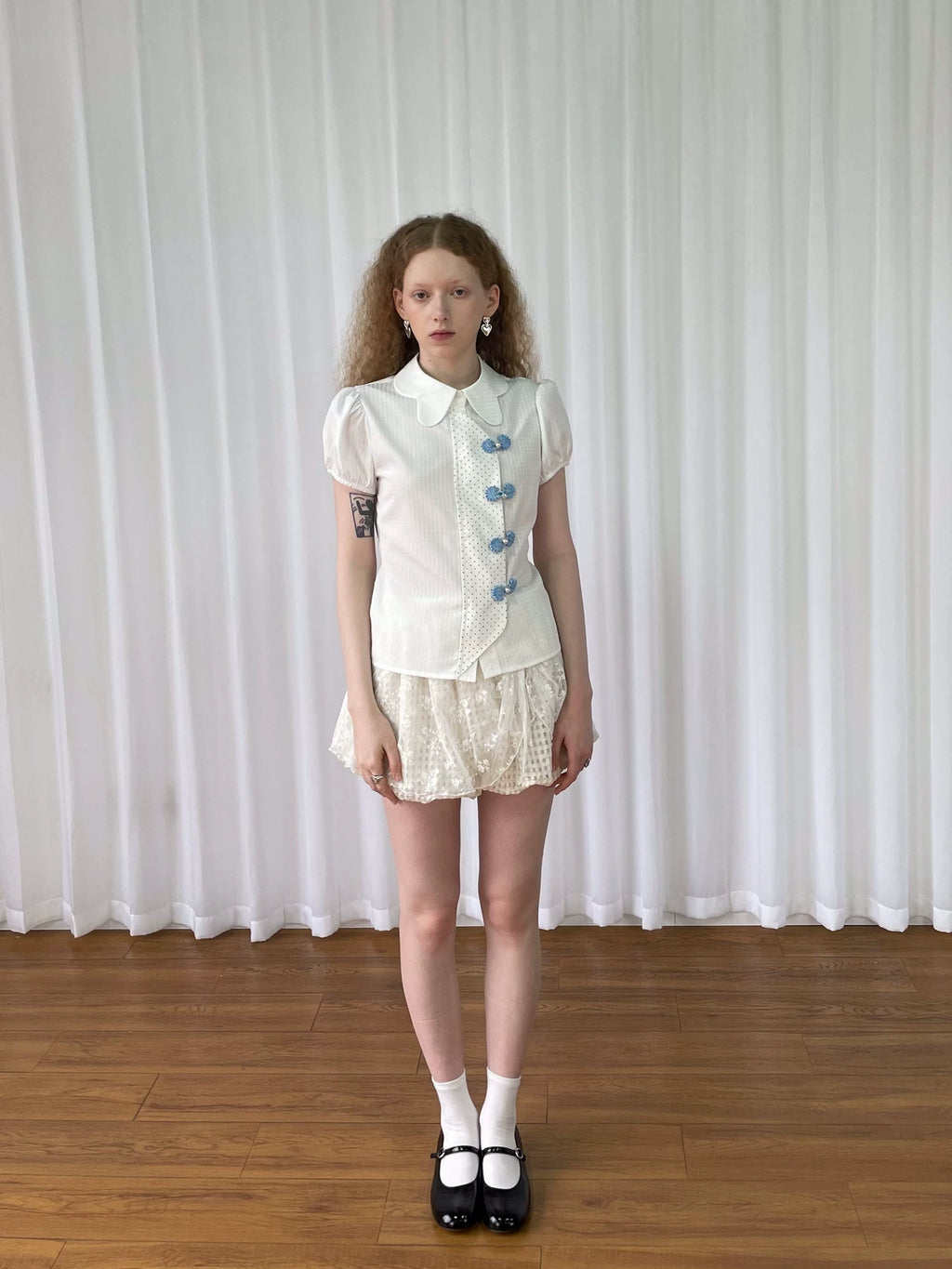 Loosesmell Lace Patchwork Culottes