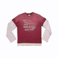 TH90 Splicing Fake Two Pieces Casual Long Sleeves