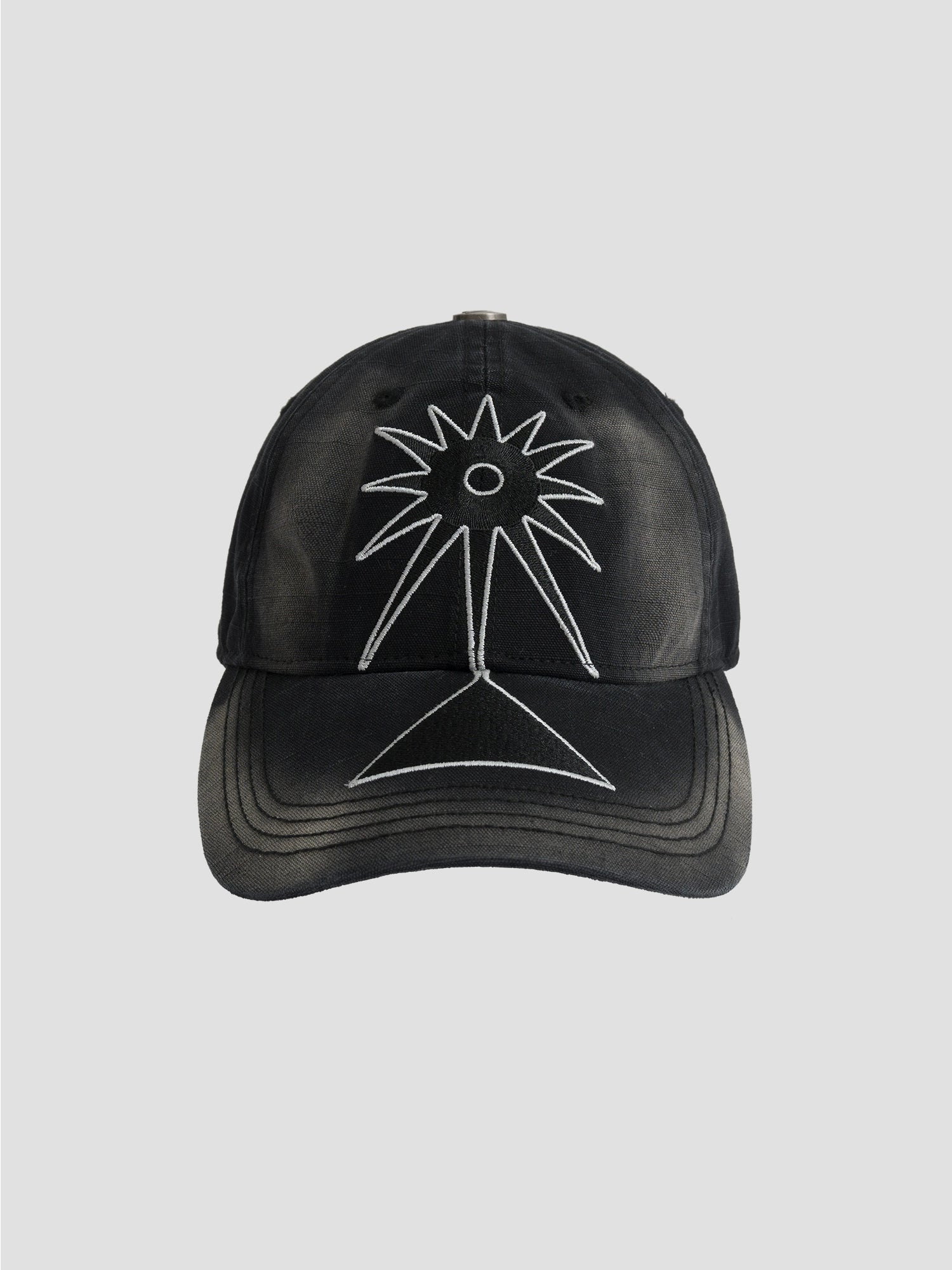 Fleamarket Embroidery Totem Cap with Curved Brim