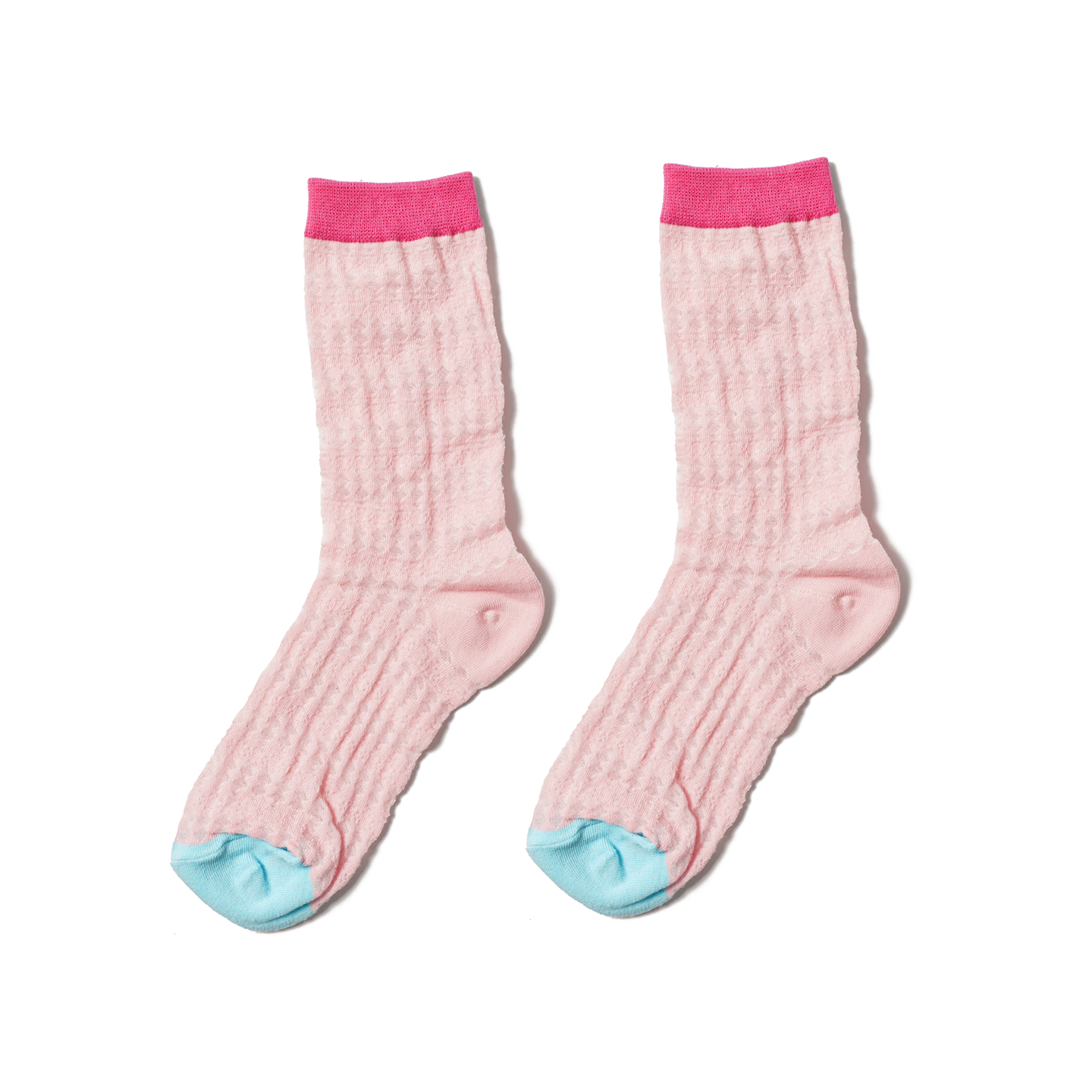 Momogigi street diary, retro contrasting color, breathable, comfortable and versatile, fashionable summer thin mesh socks