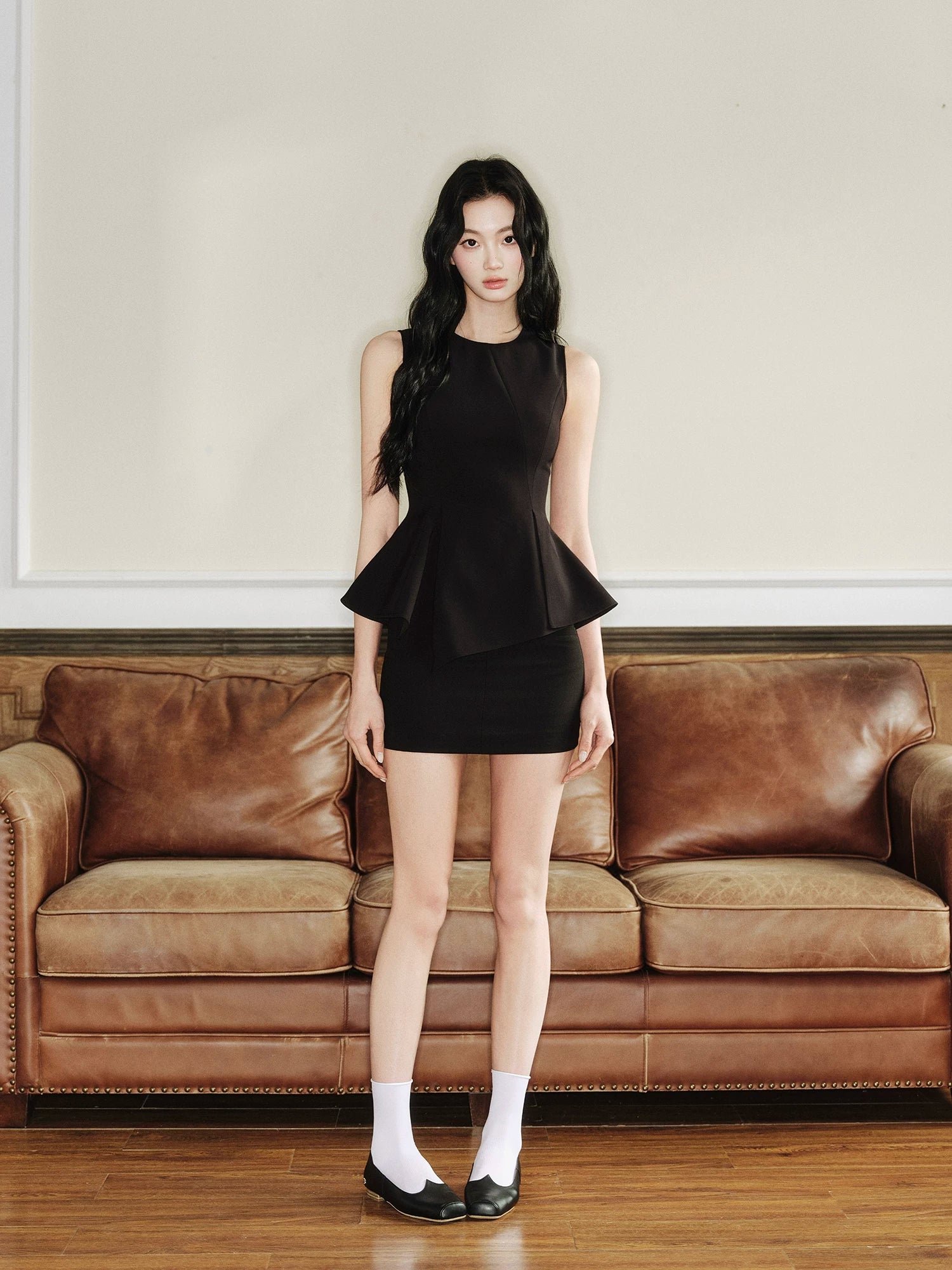Avenement High Waist Versatile Suit Skirt