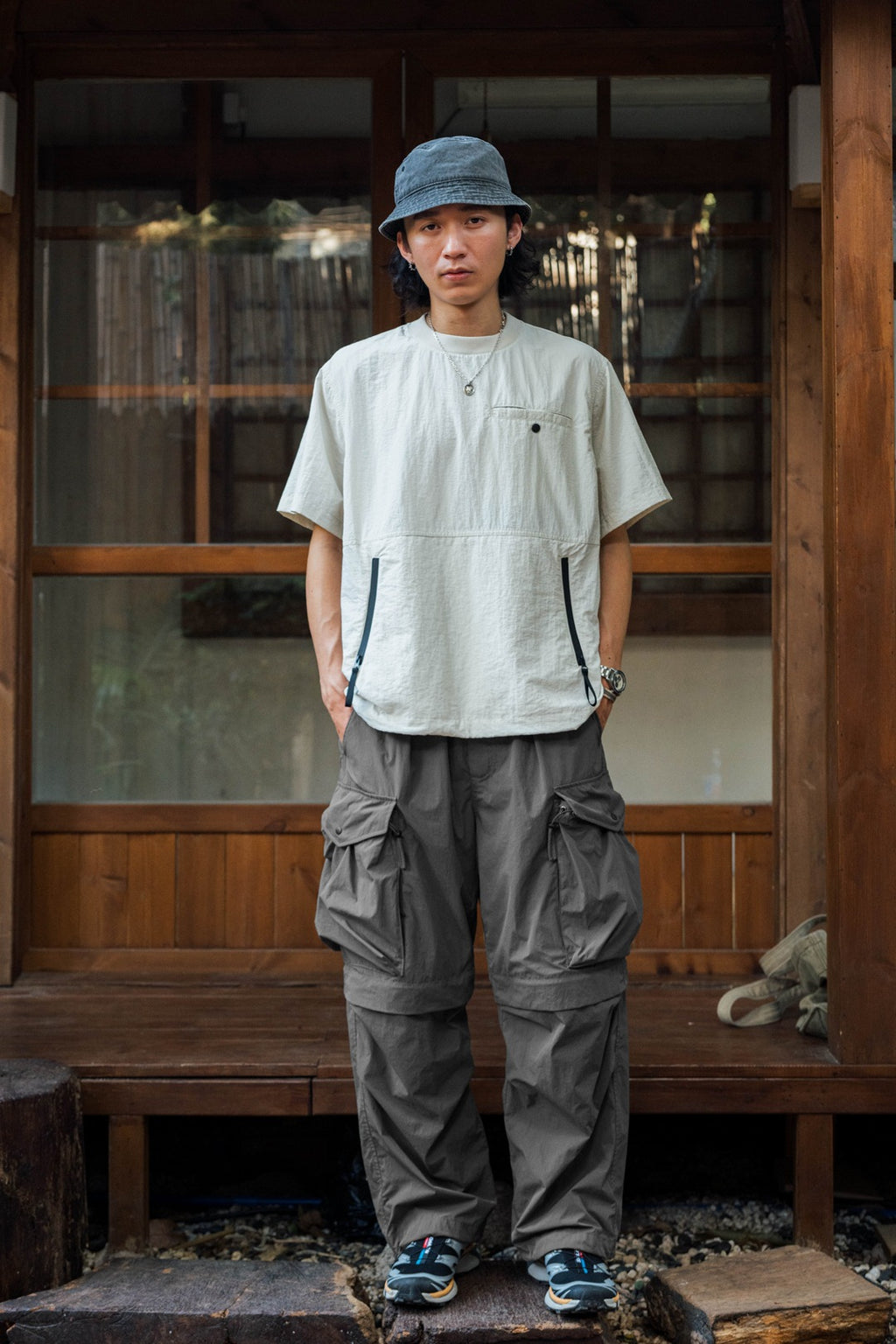 FGSS Removable Tooling Pocket Loose Straight Pants