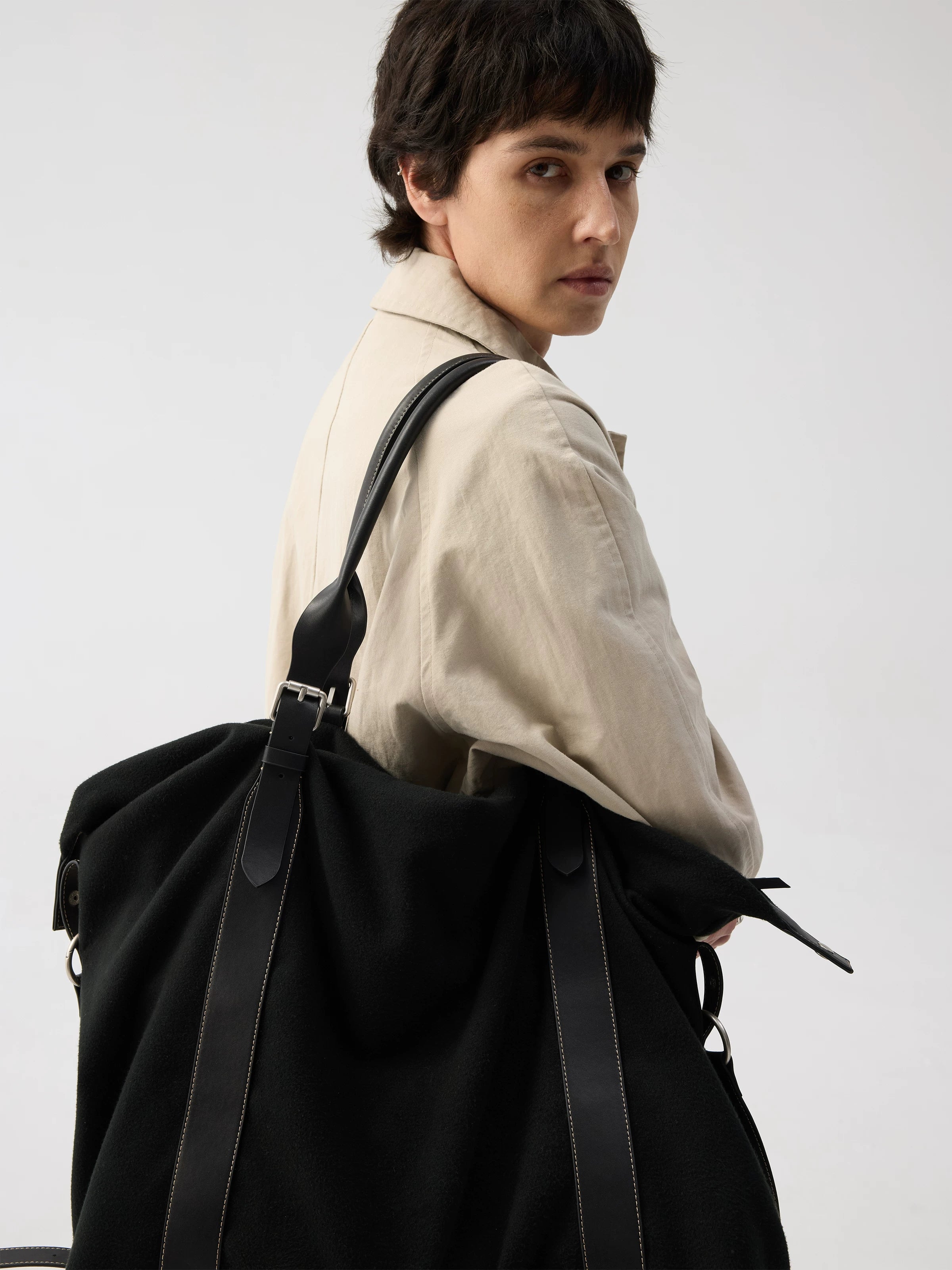 TERRAINCOGNITA Casual Suede Leather Shoulder Messenger Bag