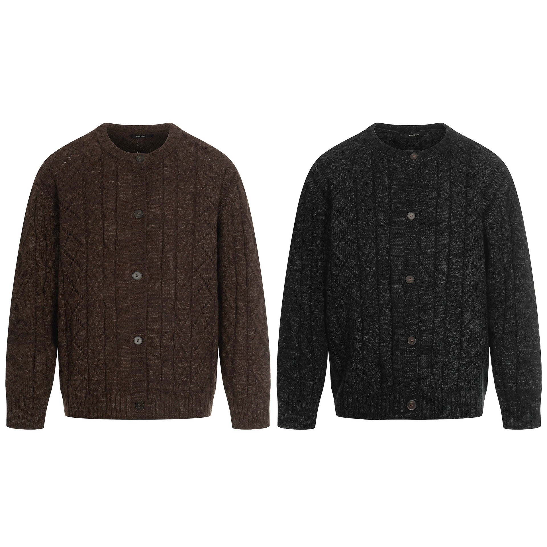 11KN Vintage Crew Neck Knitted Sweater