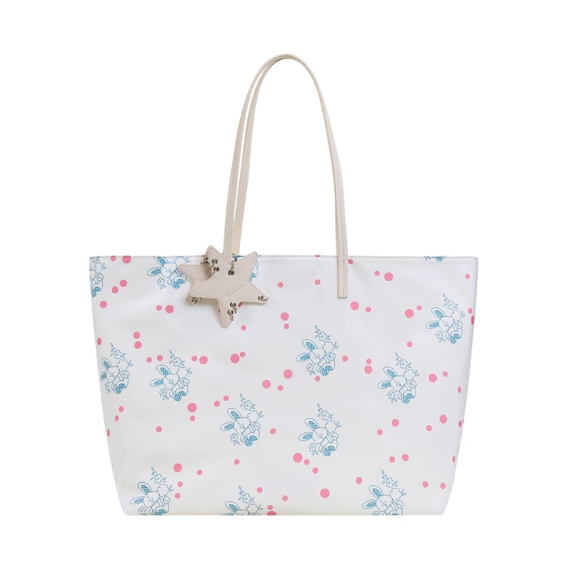 ECODAY Large Capacity Floral Shoulder Handbag