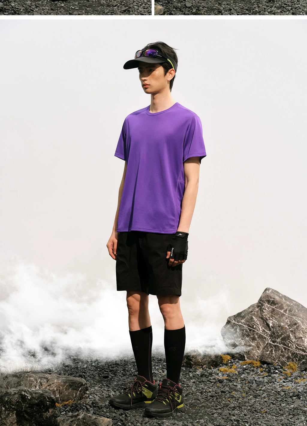 NO LOGO Stitching Quick-drying Sports Shorts