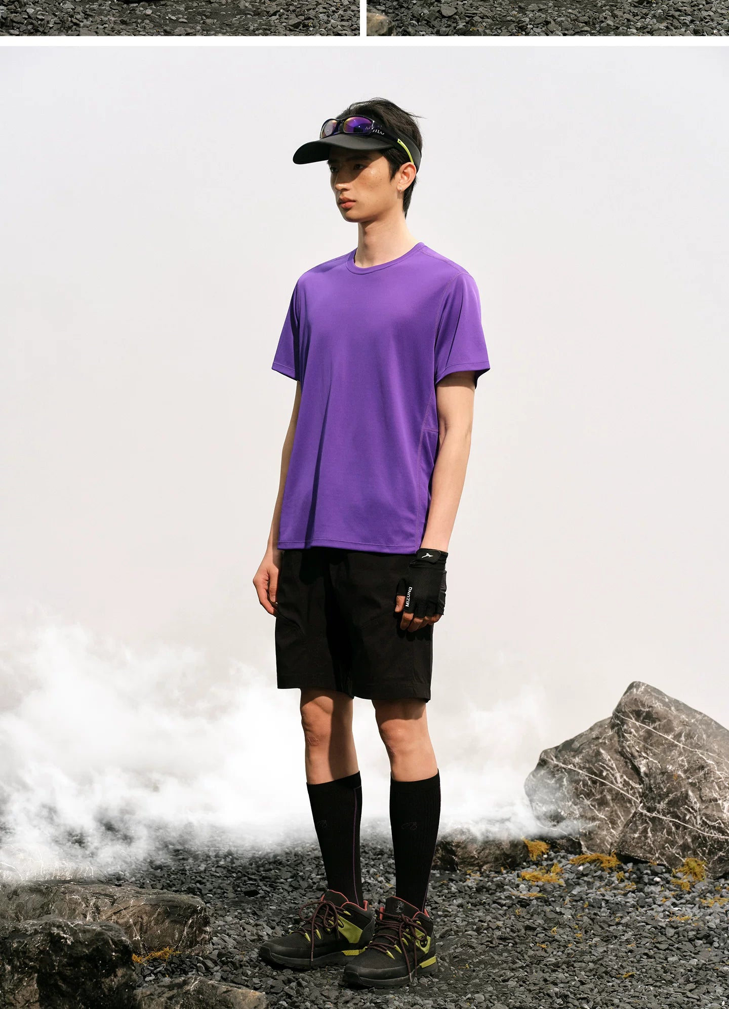 NO LOGO Stitching Quick-drying Sports Shorts