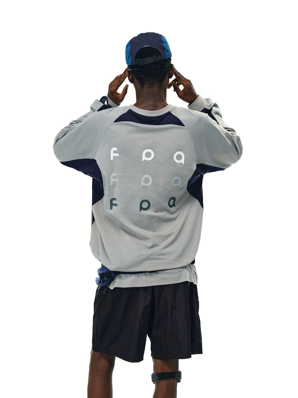 FPA Contrast Splicing Crew Neck Premium Retro Long Sleeves