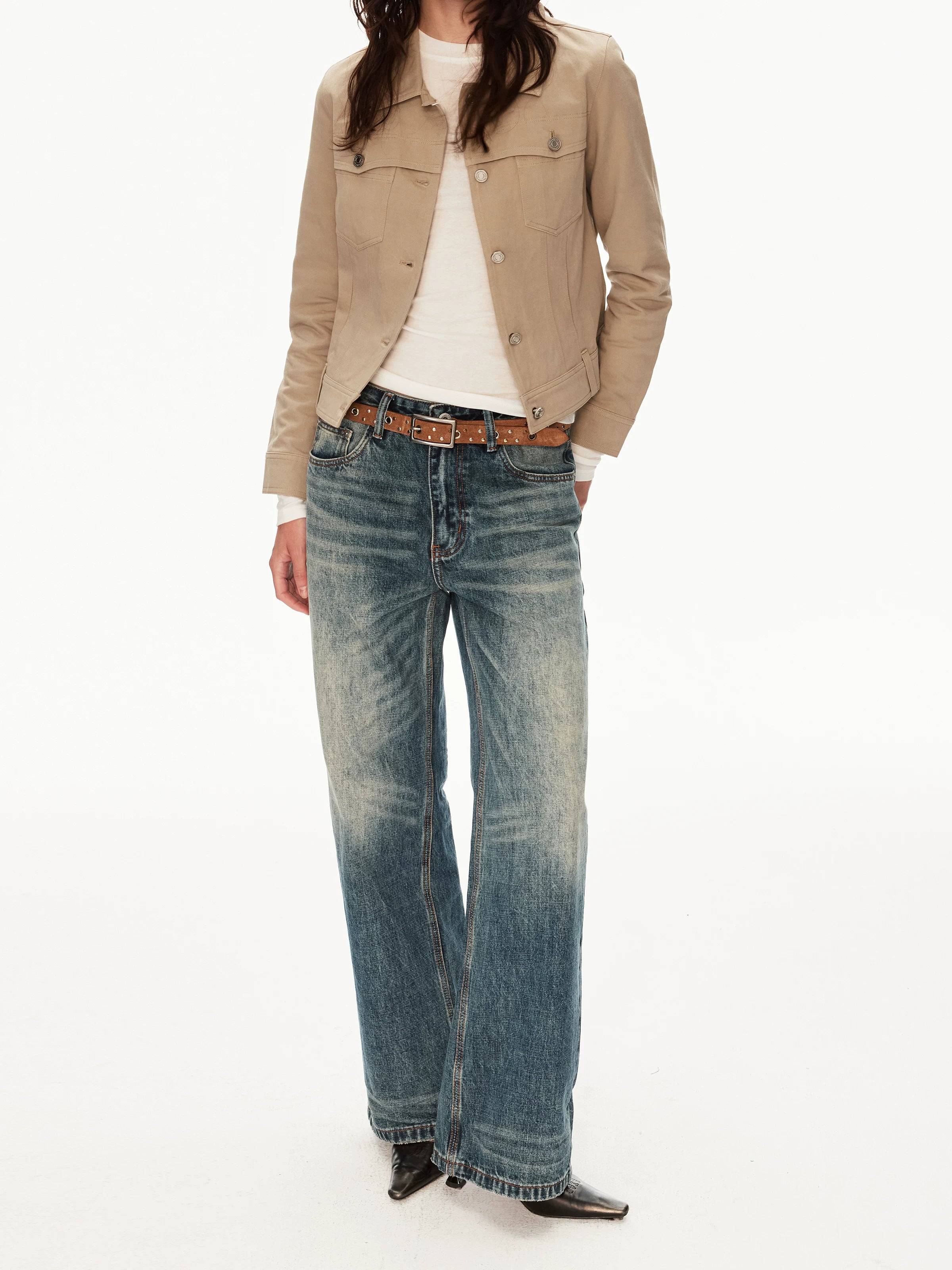 MADWITCH Vintage Casual Straight Jeans