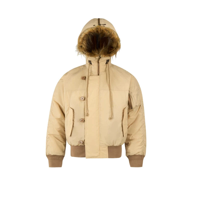 NONRADICAL (NR) Vintage Parker Hooded (Three Wearing Forms) Padded Jacket Jacket Men