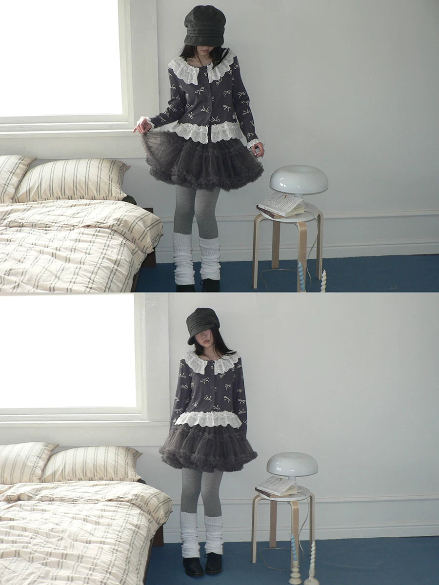 Ang: Project Vintage Lace Fungus Edge Puffy Skirt