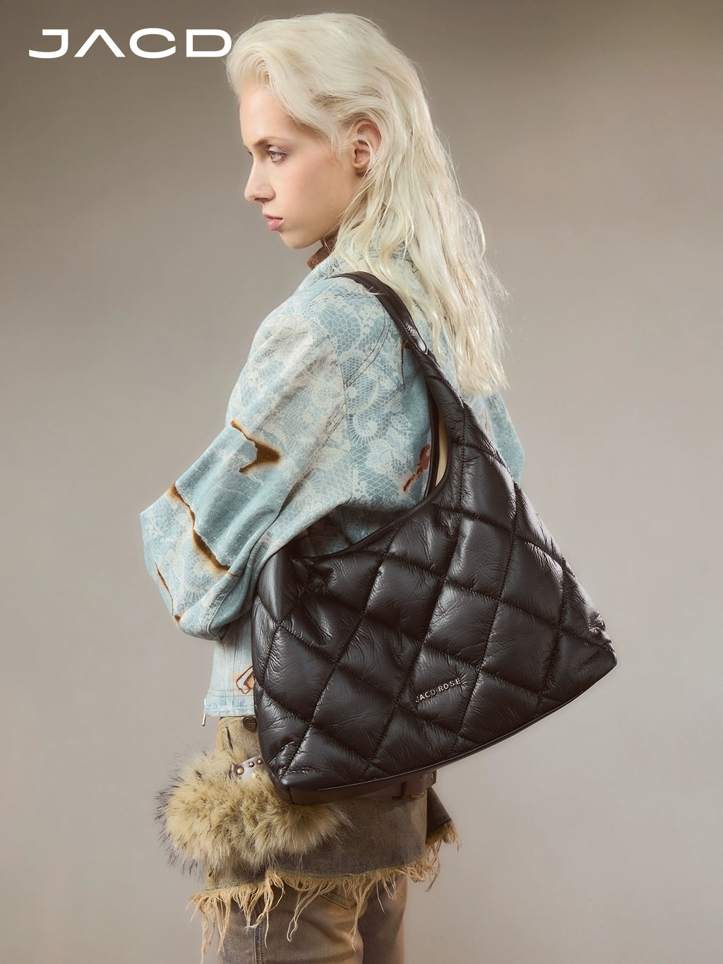 JACD Large Capacity Casual Pendant Shoulder Bag