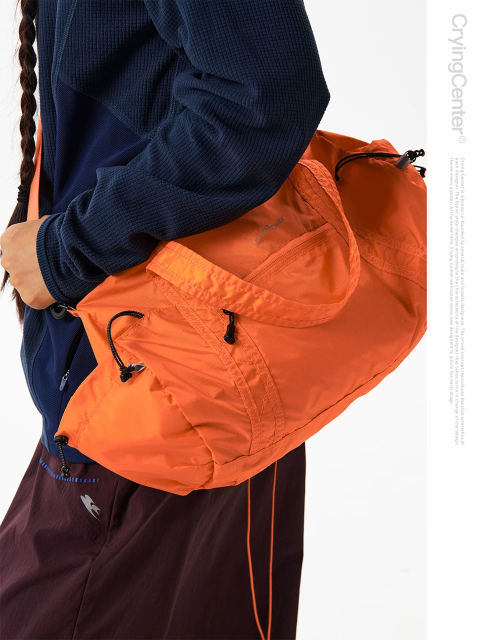 CryingCenter Outdoor Wear-resistant Leisure Sports Messenger Bag