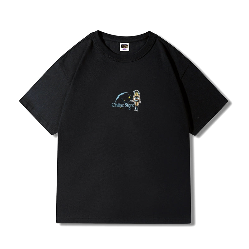 Battles Retro Crew Neck Loose Tee