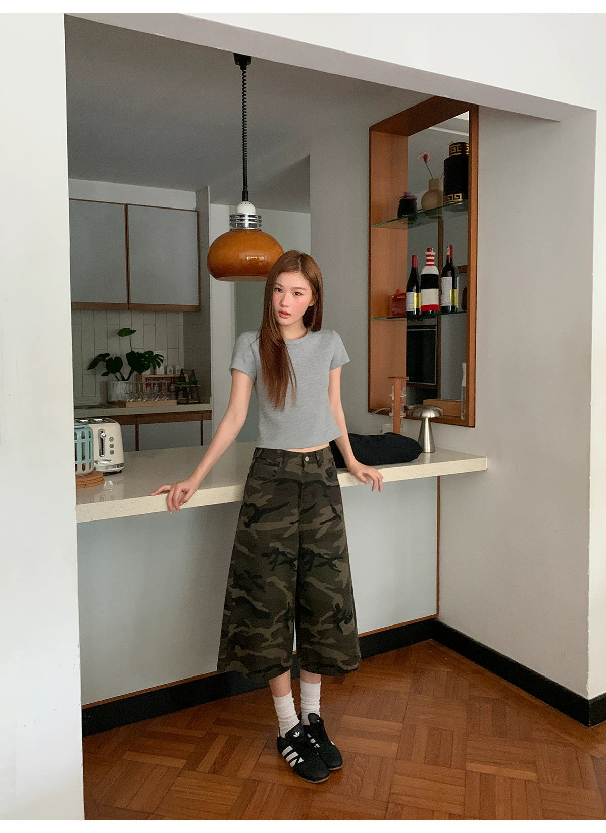 KANO Retro Pouch Camouflage Jeans