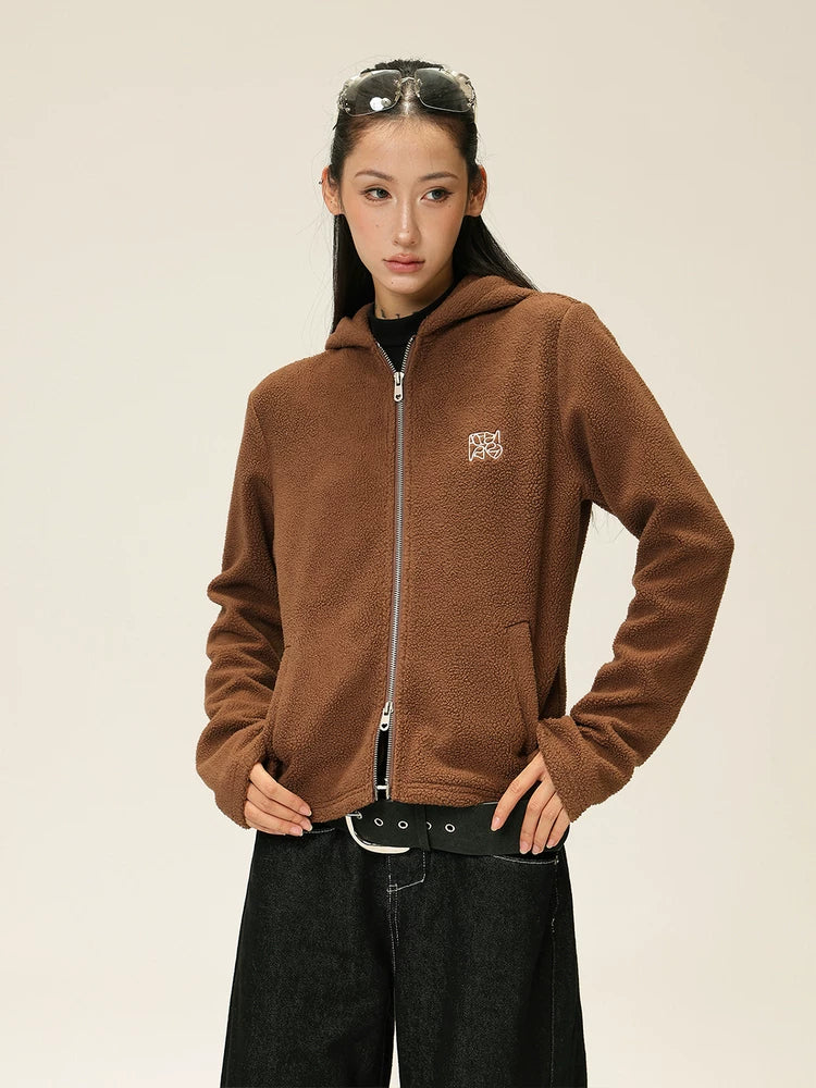 AceStudios Cat Ears Short Hooded Sweater Jacket