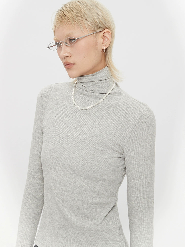 AIRHOOD Semi-turtleneck Versatile Long Sleeves
