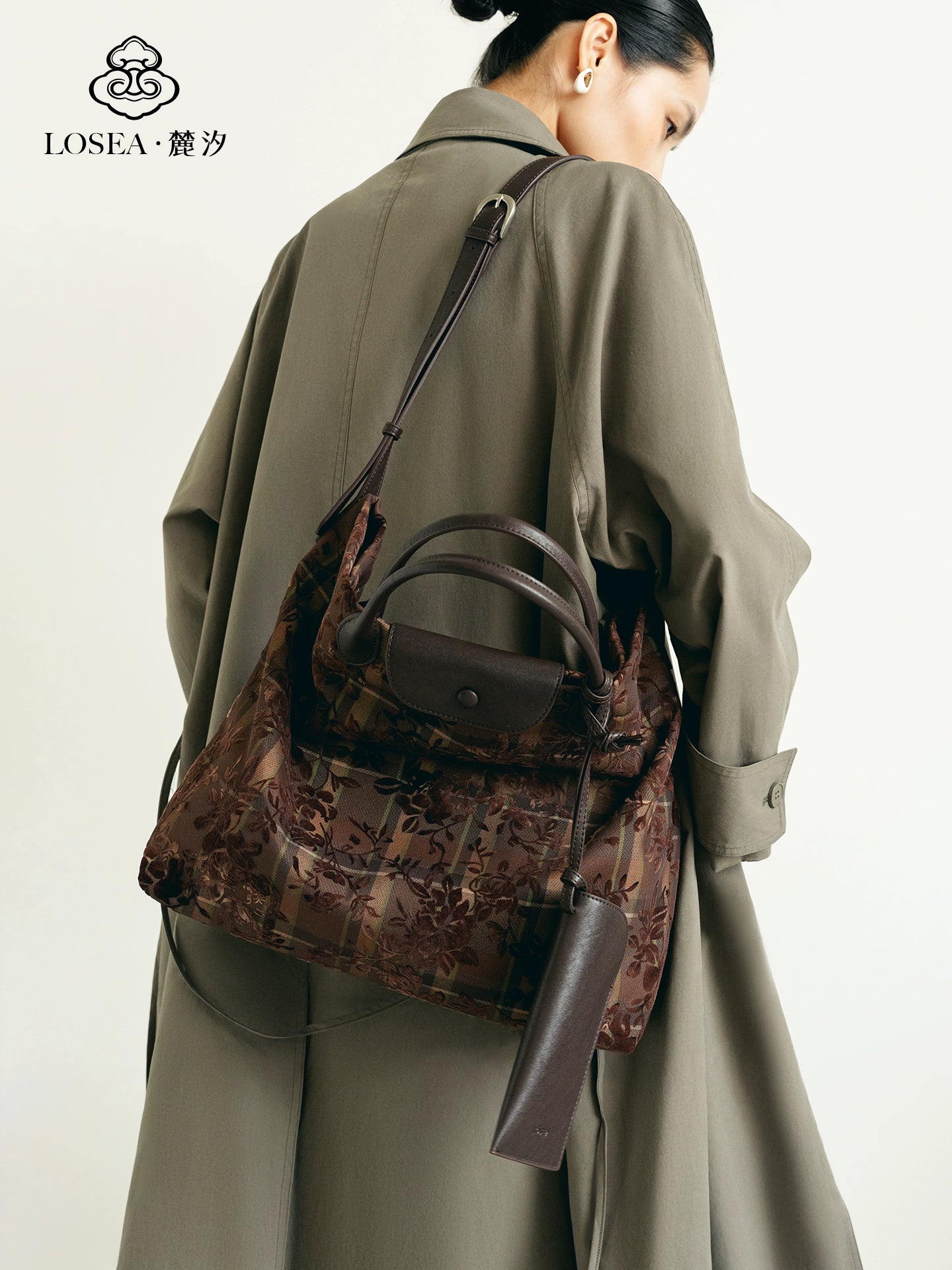 LOSEA New Chinese Large Capacity Tote Bag