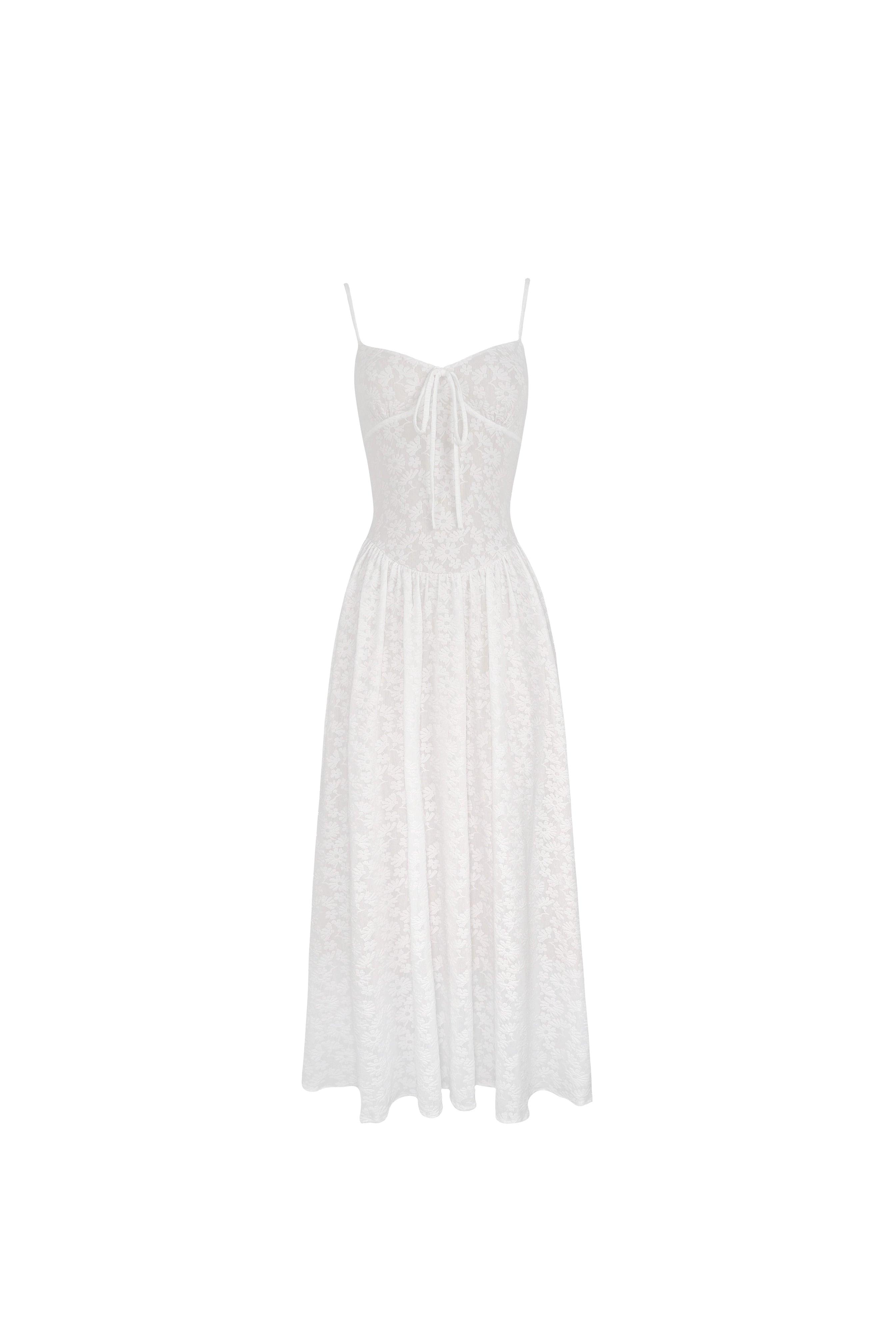 Jim Kennet Lace Stretch Jacquard Cardigan Suspender Dress Set