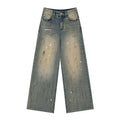 KANO Made Old Spray Dirty Printed Jeans