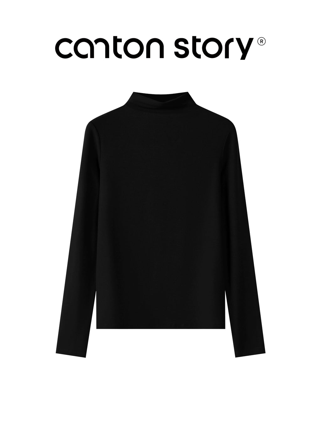 Cantonstory Shoulder Casual Versatile Bottom Shirt