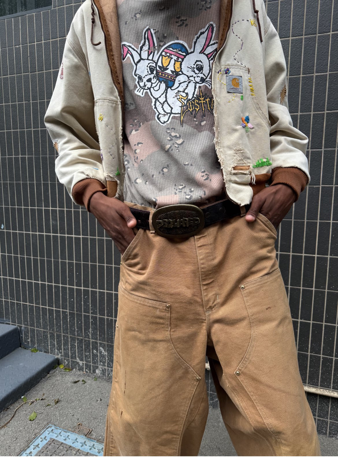 LOSTTAG Waffle Desert Camouflage Tee