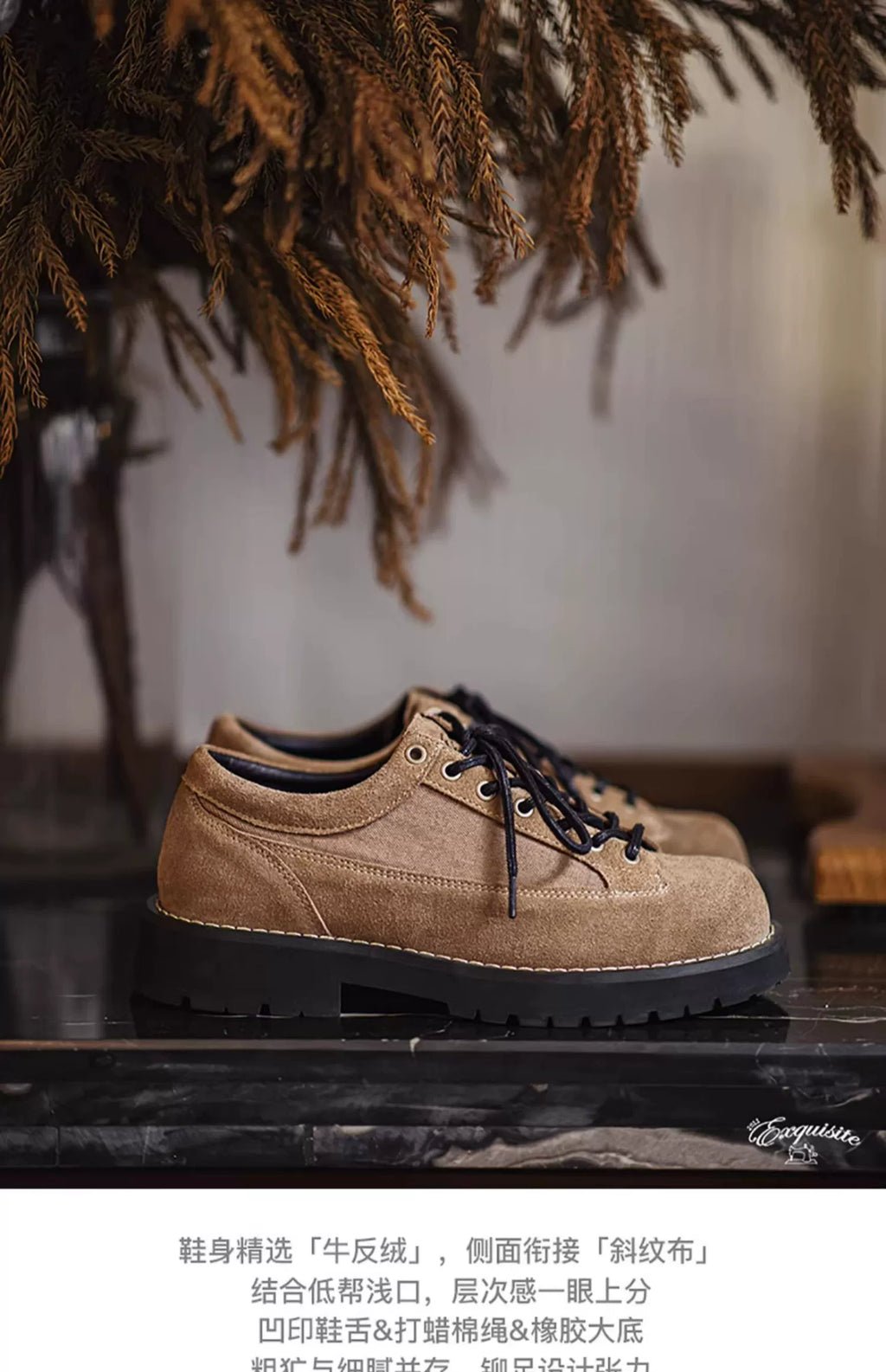 Madden Platform Low-top Round Head Casual Leather Shoes