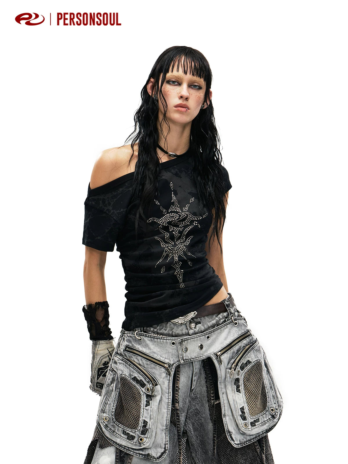 PERSONSOUL Hot Diamond Totem Slim tee