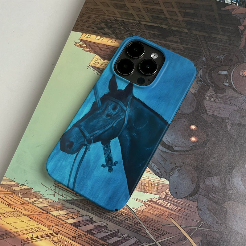 PBCASE X OQ Blue Iphone Case