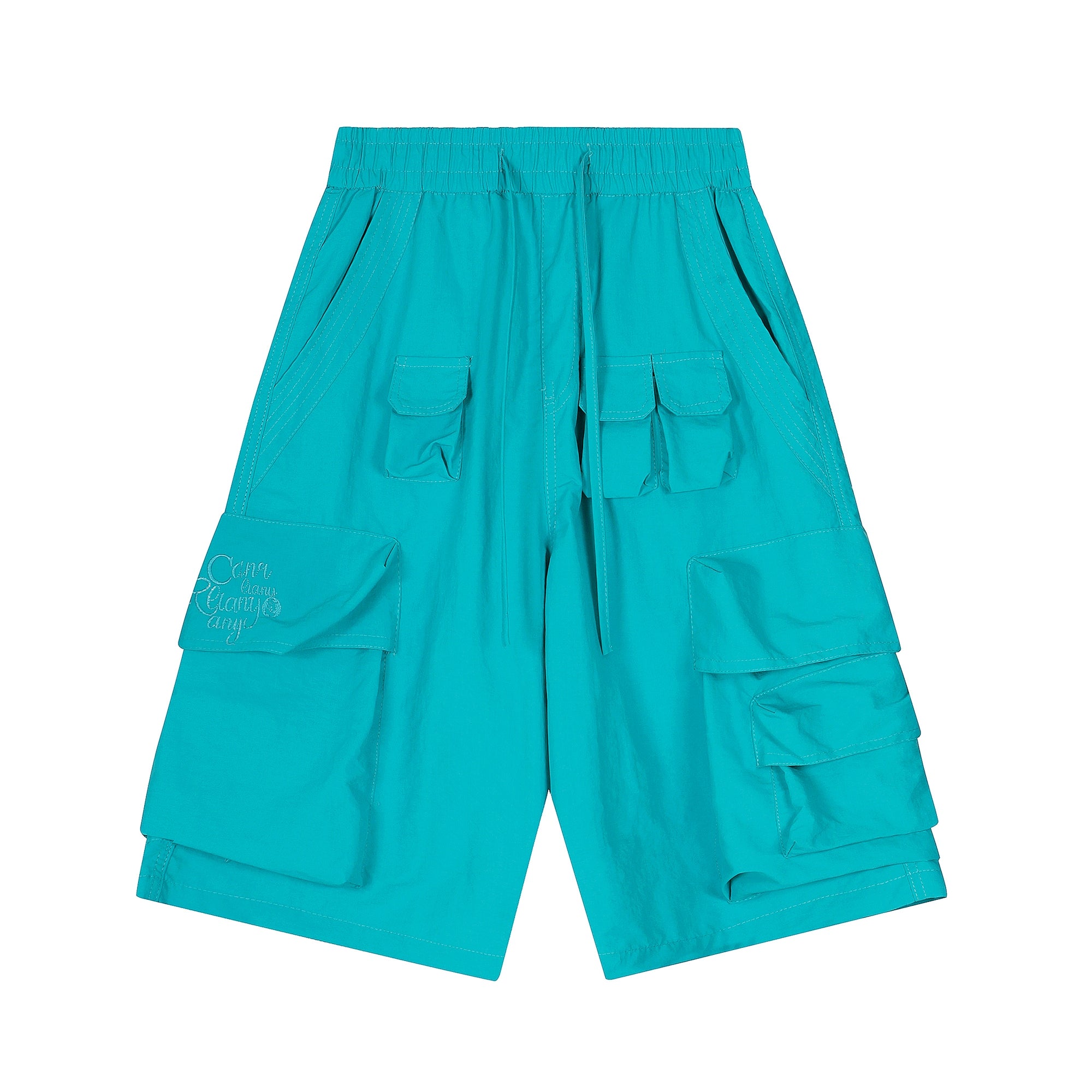 BLACKLISTS Quick-drying Multi-pocket Loose-fitting Five-point Pants