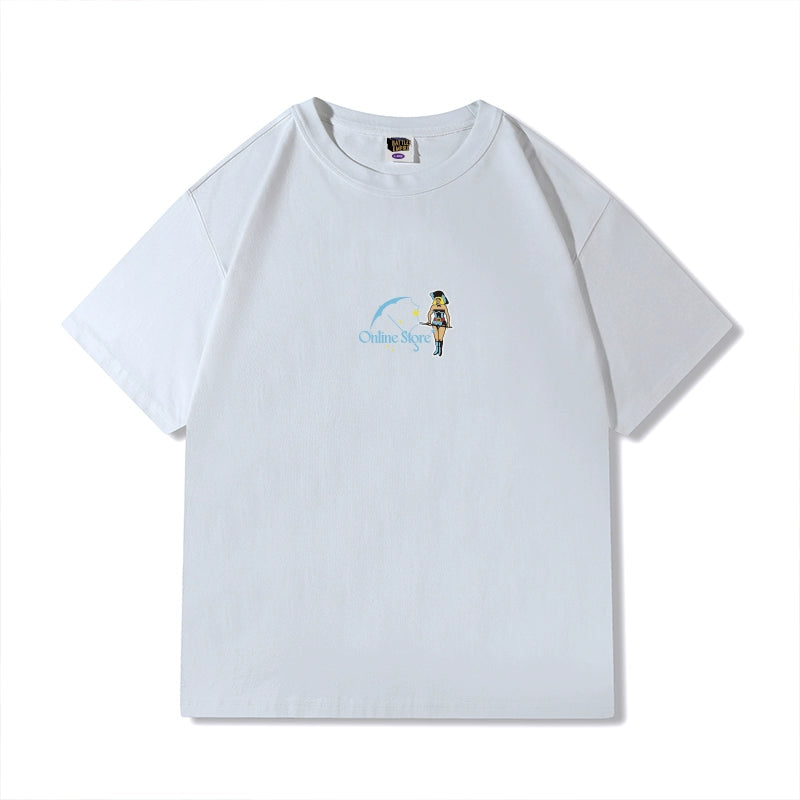 Battles Retro Crew Neck Loose Tee
