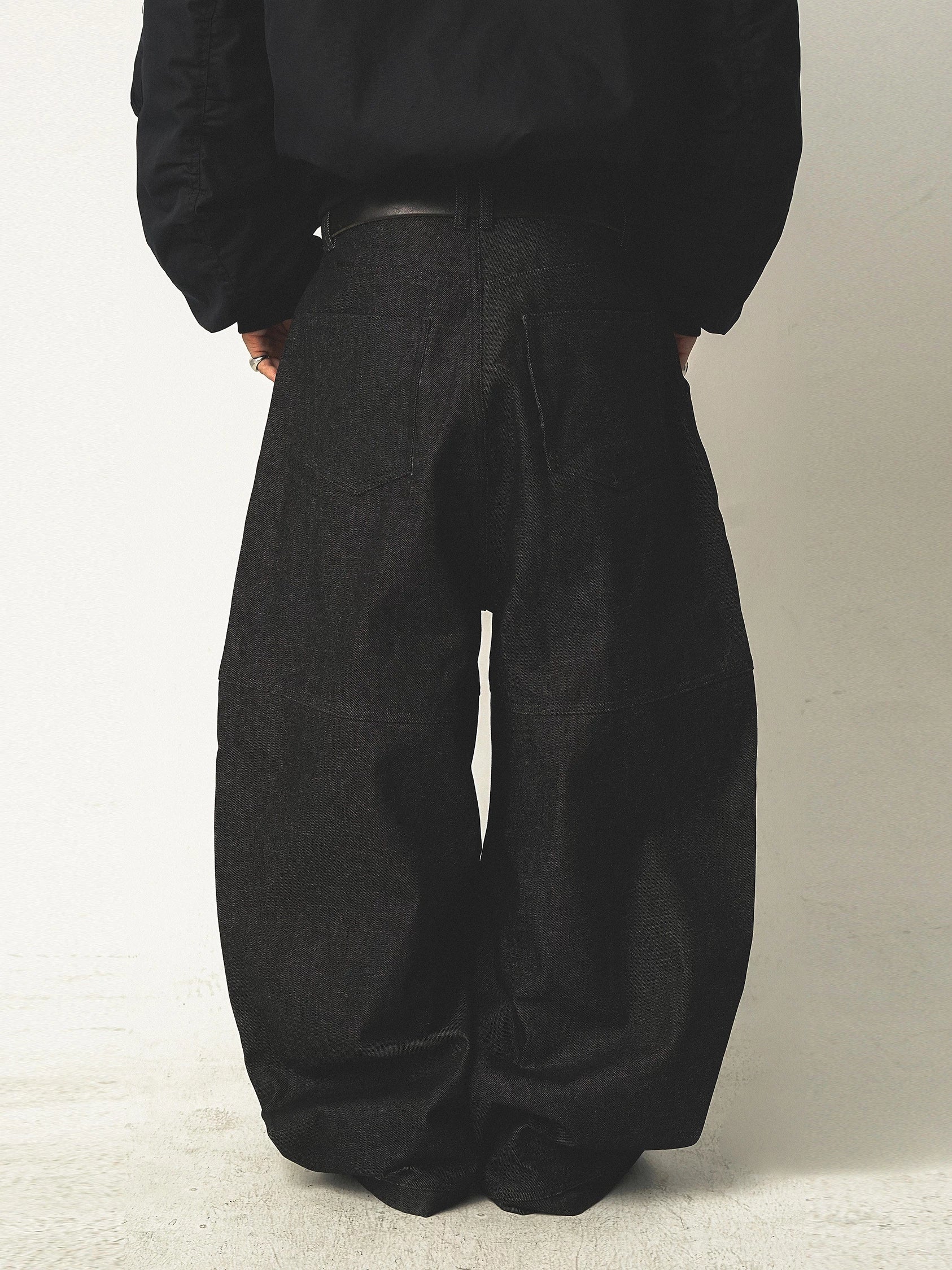 TH90 25FW Fake-breasted Loose Casual Jeans