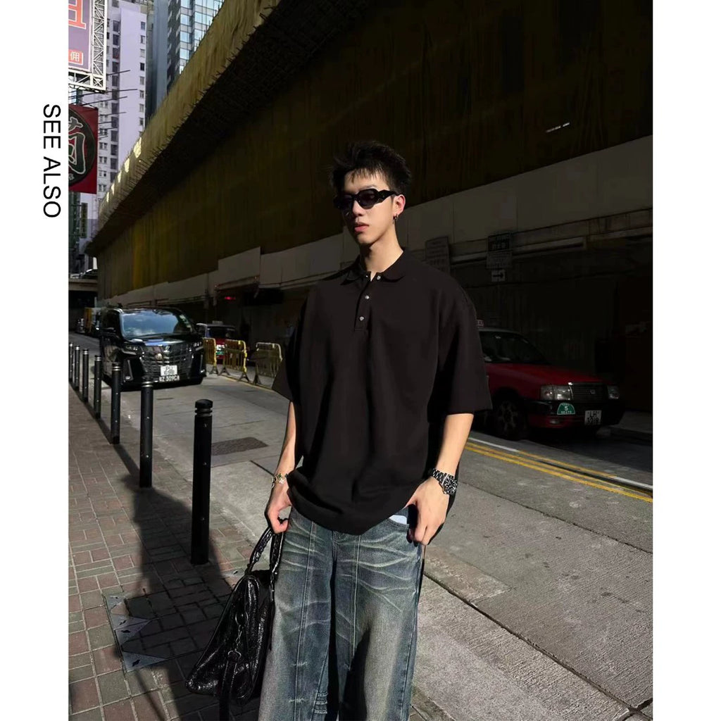 SEE ALSO Crowe hexagram button pearl cotton heavy profile Tee 3189