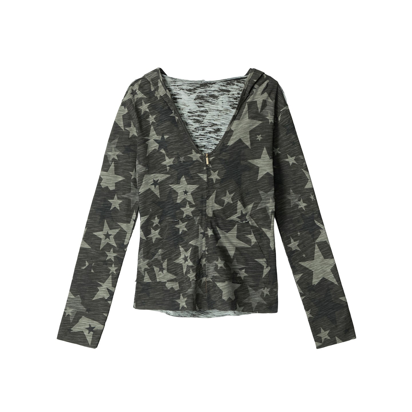 HeyHenry Star Camo Hooded Long Sleeve