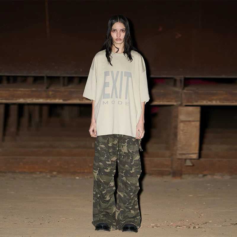 BLINDNOPLAN Basic Large Logo Printing Casual Tee
