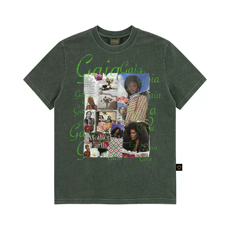 MMBBT Figure Print Front Shoulder Short Tee
