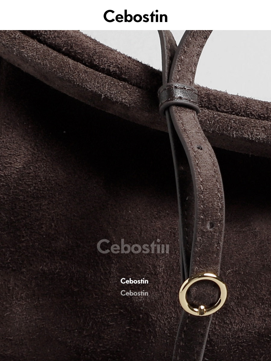 Cebostin Matte Cowhide Premium Messenger Bag