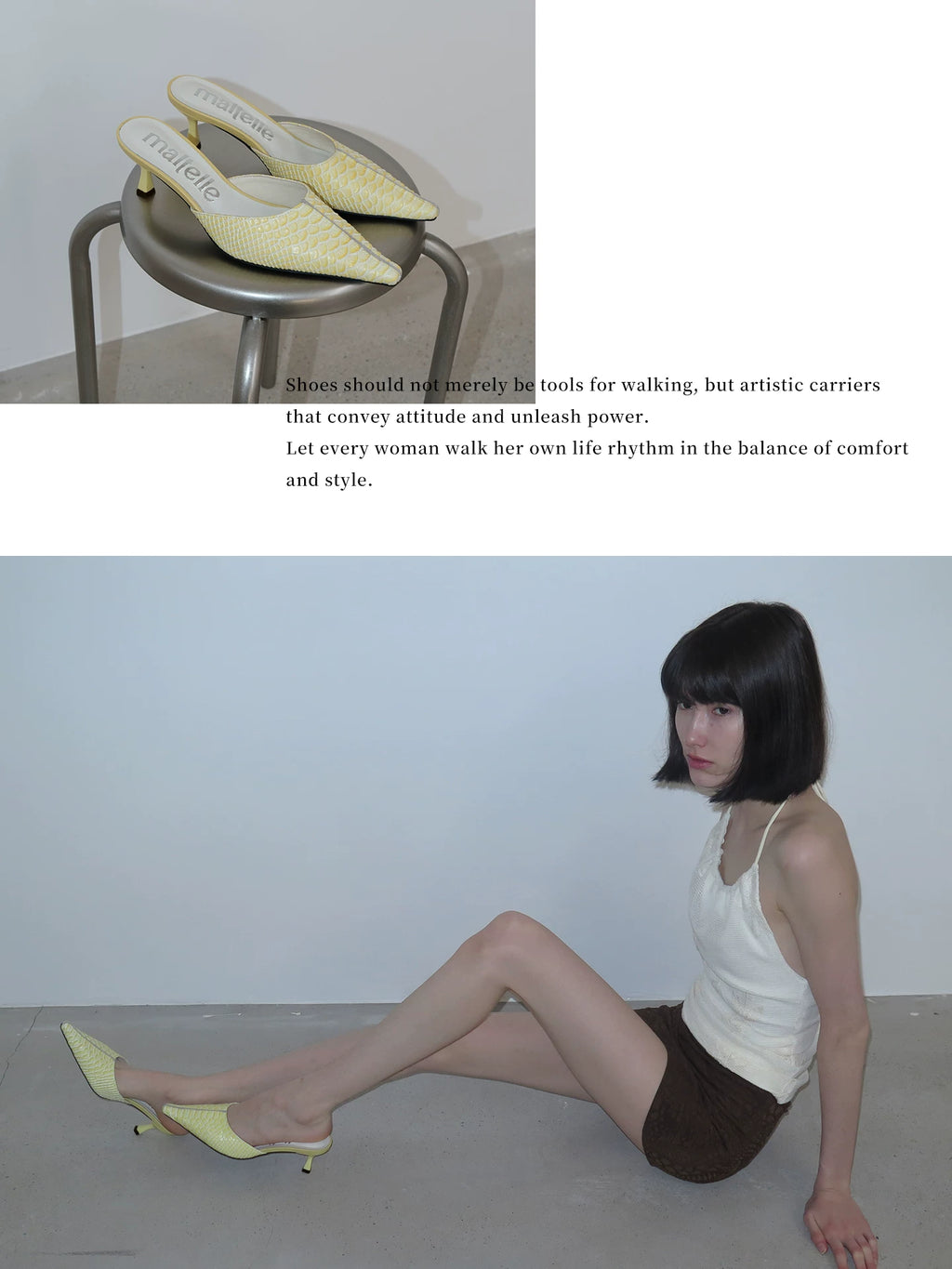 Maltelle Spiked High Heels