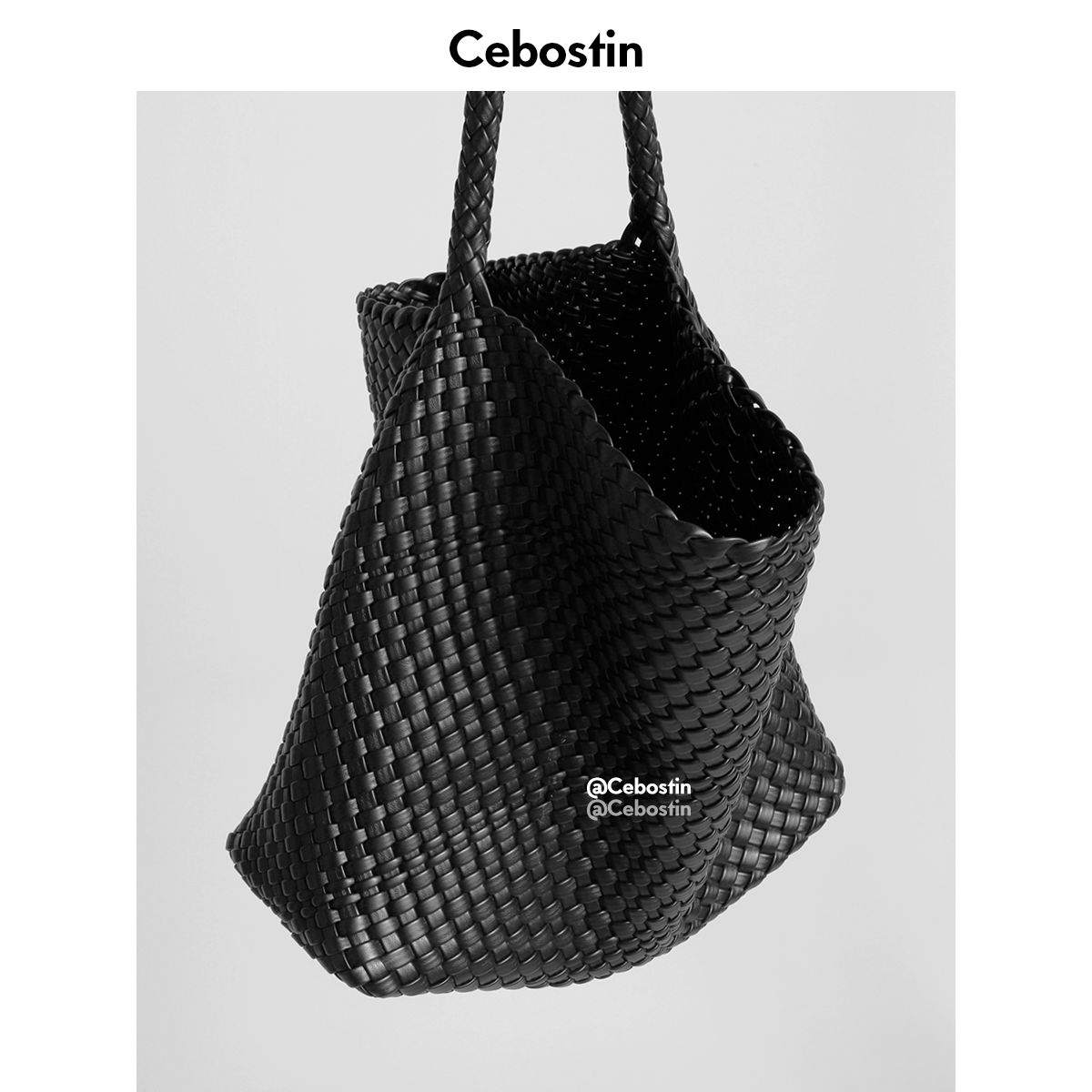 Cebostin Premium Sense Braided Large Capacity Tote Bag