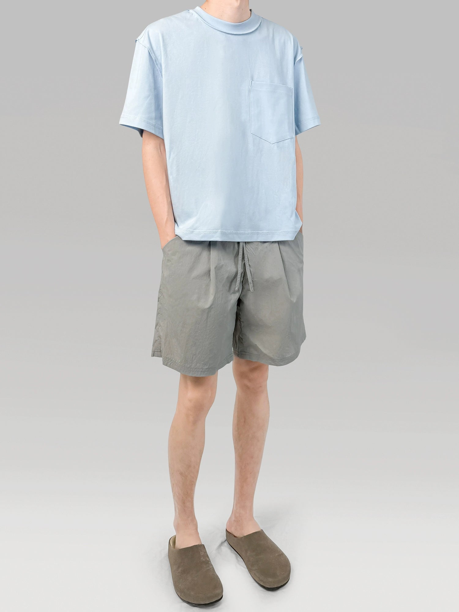 PLUS NO LOGO Reverse Pocket Light Drape Tee