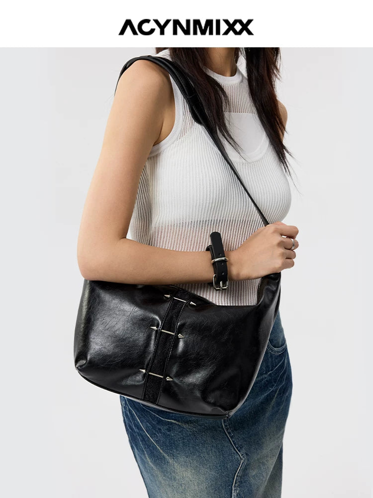 Acynmixx Vintage Niche Lace Messenger Bag