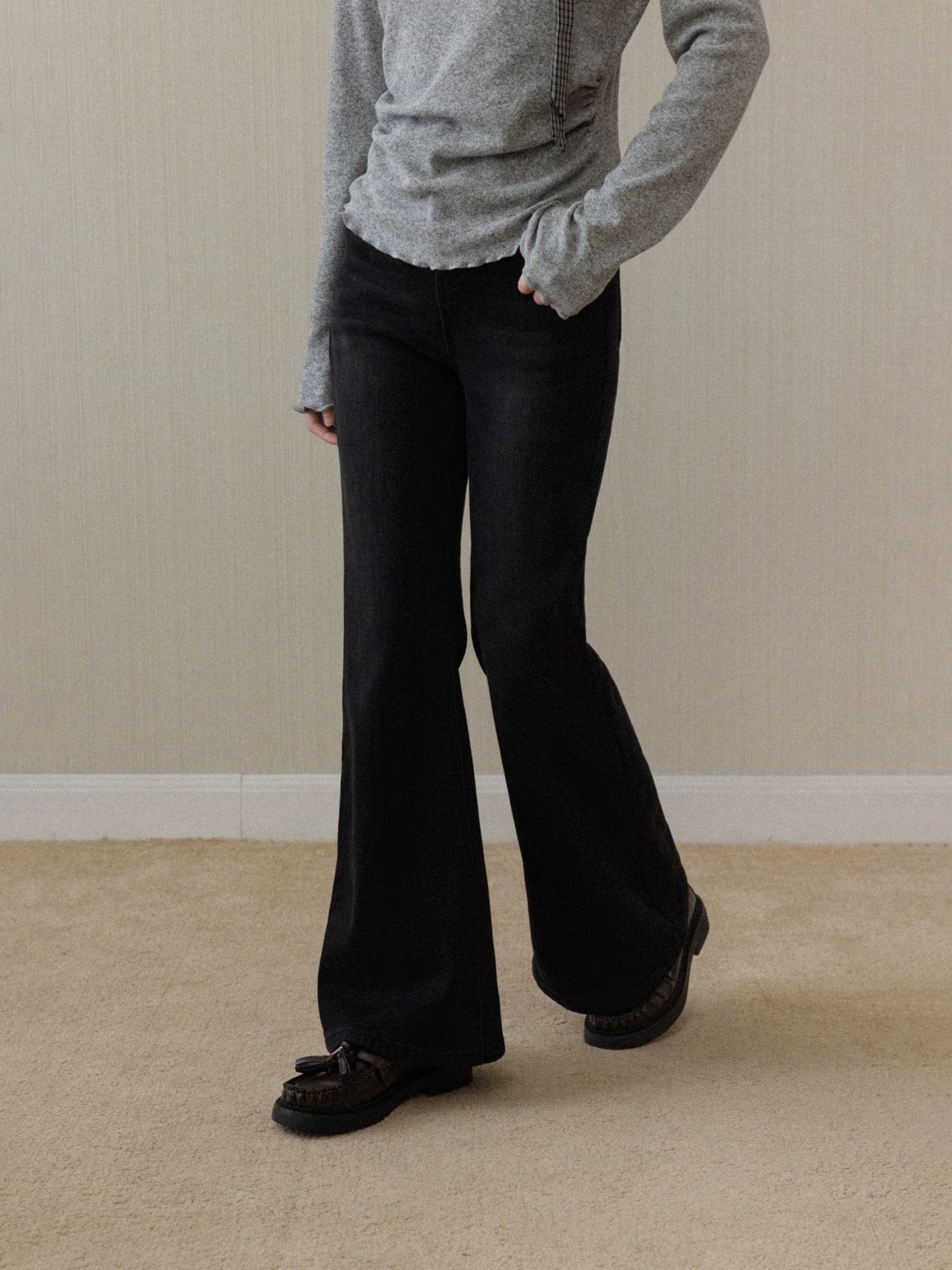 Cantonstory Vintage High Waist Skinny Jeans