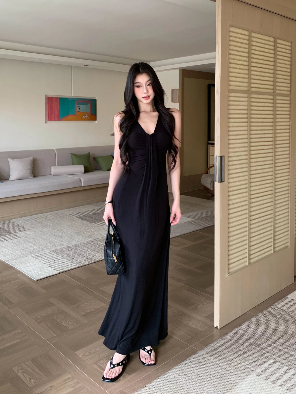 WITHMIN Waist Slim Dress
