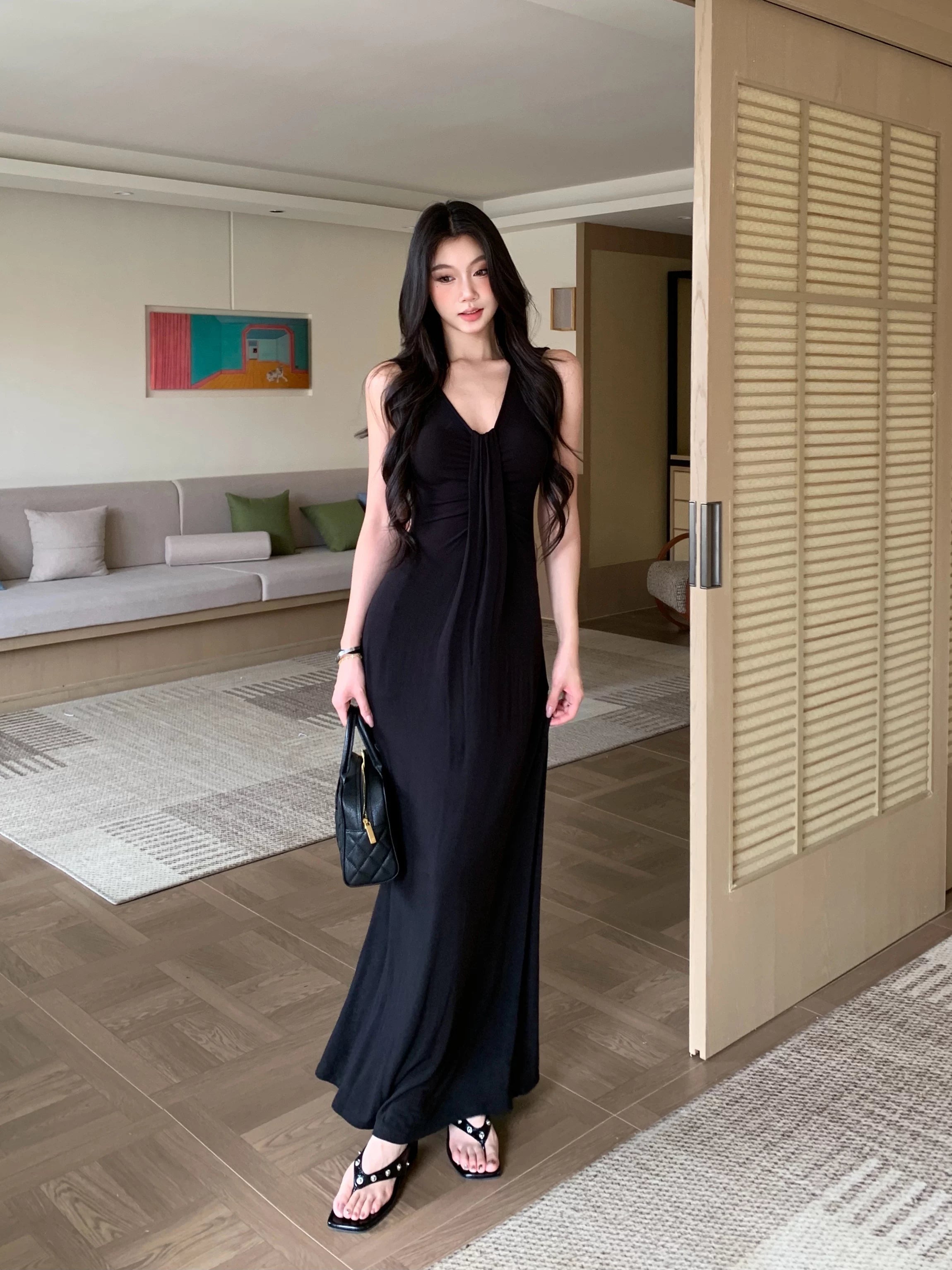 WITHMIN Waist Slim Dress