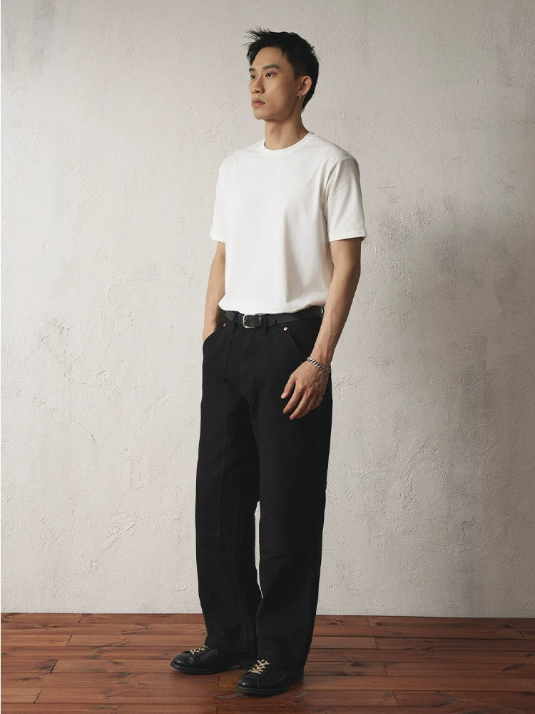 SUPERTOFU Cool and Comfortable Micro-elastic Quick-drying Casual Tee