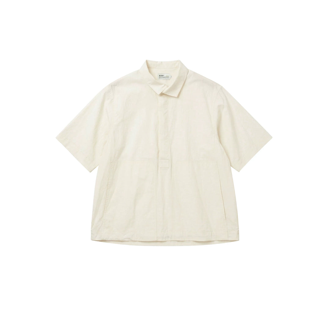 BUTTBILL Lapel Loose Short Sleeve Shirt