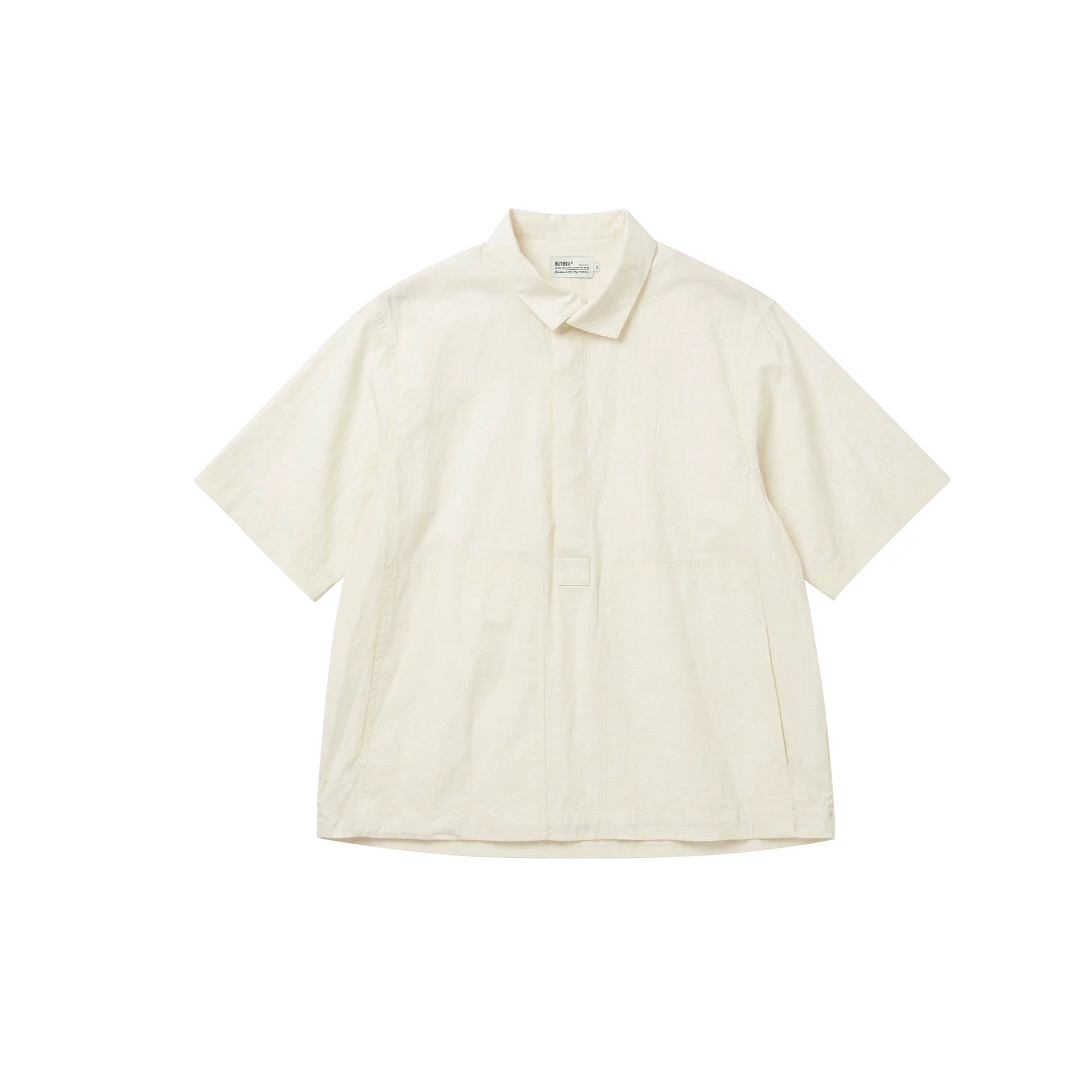 BUTTBILL Lapel Loose Short Sleeve Shirt